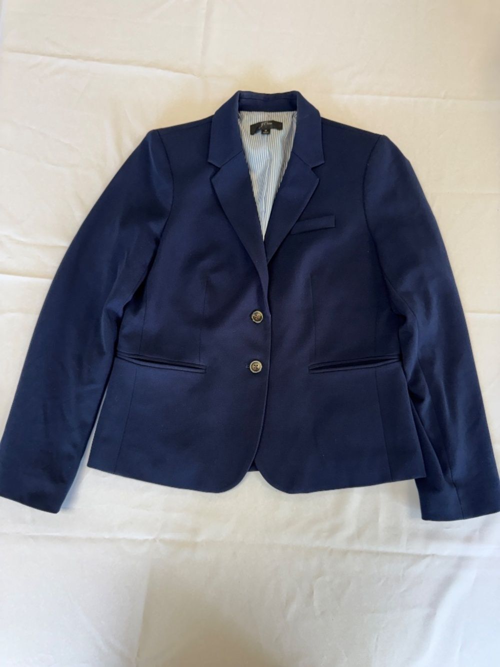 J. Crew Schoolboy Classic Preppy Blazer Navy Size M - Picture 3 of 16